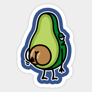 avocado seed fat Sticker